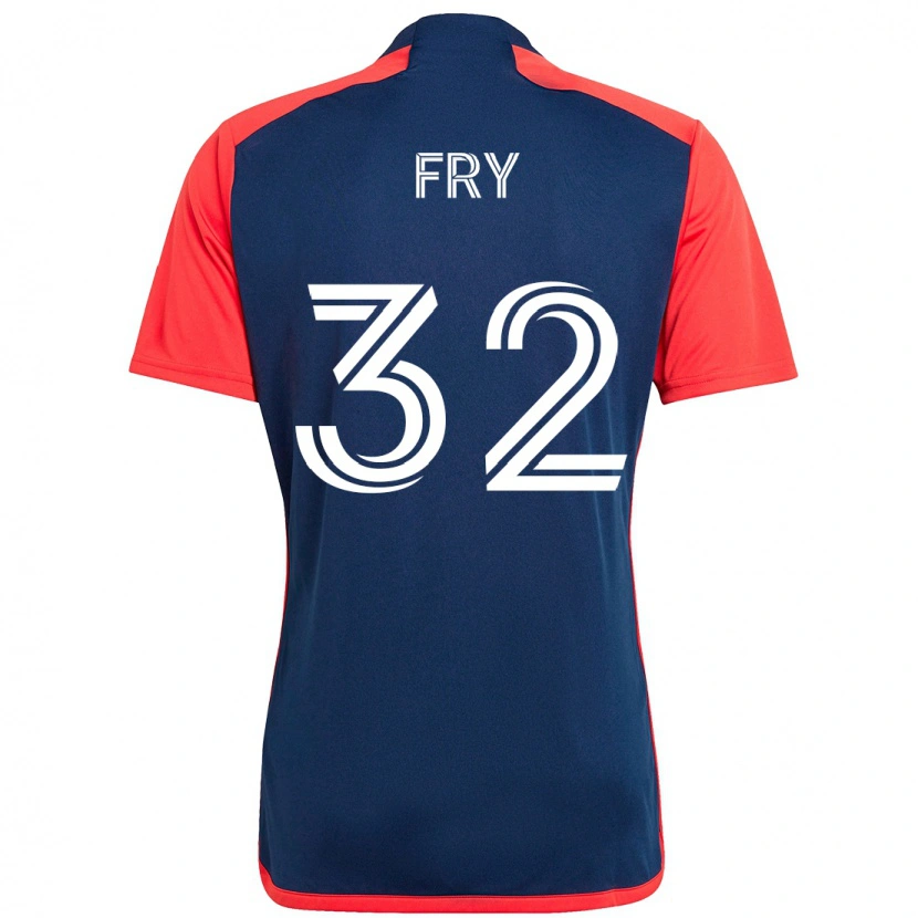 Danxen Women Malcolm Fry #32 Blue Red Home Jersey 2025/26 T-Shirt