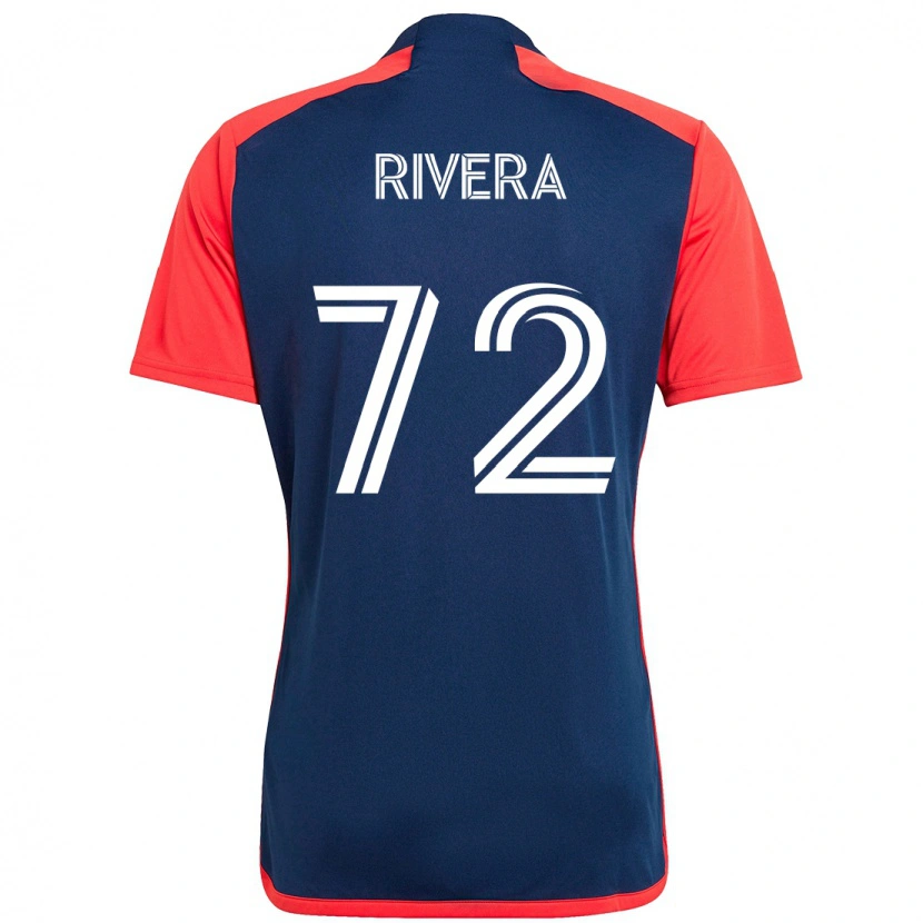 Danxen Women Damián Rivera #72 Blue Red Home Jersey 2025/26 T-Shirt