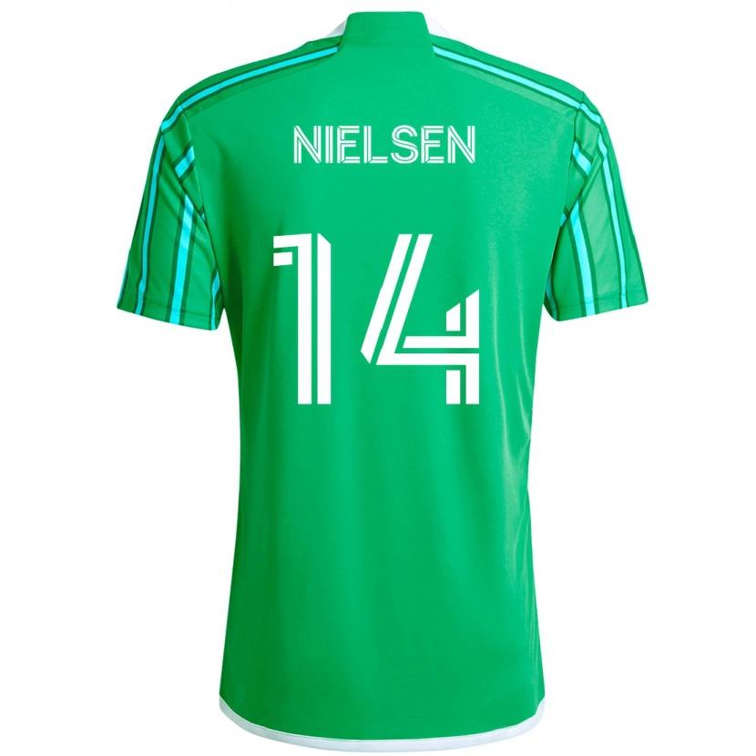 Danxen Women Taylor Nielsen #14 Green White Home Jersey 2025/26 T-Shirt