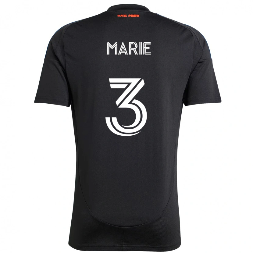 Danxen Women Paul Marie #3 Black Dark Blue Home Jersey 2025/26 T-Shirt