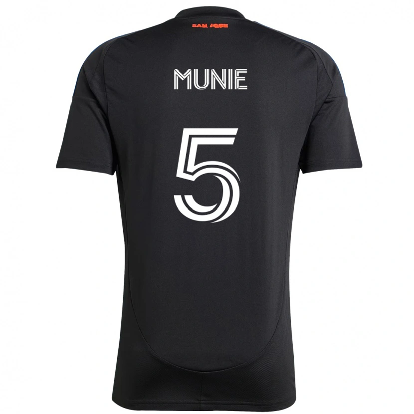 Danxen Women Daniel Munie #5 Black Dark Blue Home Jersey 2025/26 T-Shirt