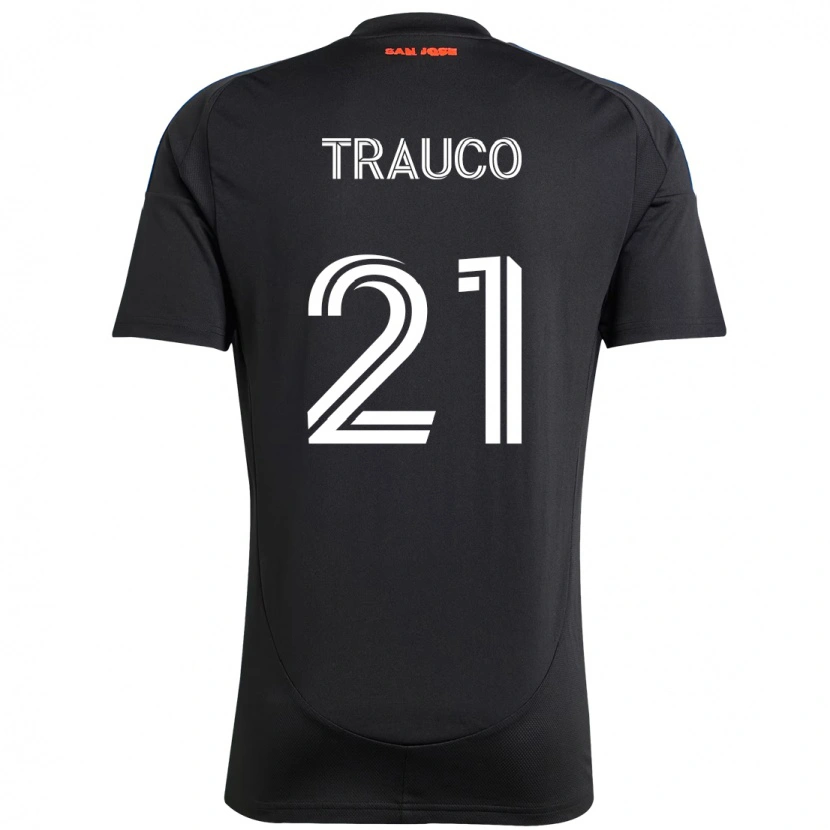 Danxen Women Miguel Trauco #21 Black Dark Blue Home Jersey 2025/26 T-Shirt