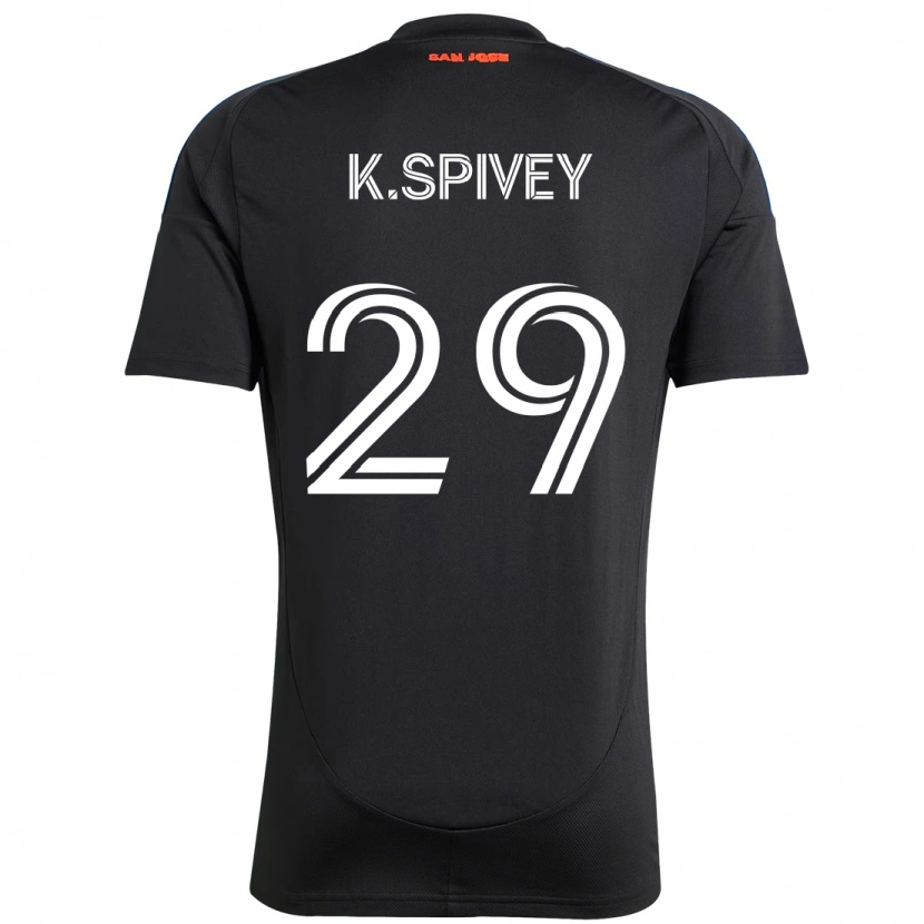 Danxen Women Kaedren Spivey #29 Black Dark Blue Home Jersey 2025/26 T-Shirt