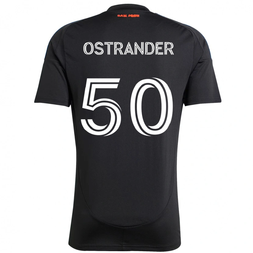 Danxen Women William Ostrander #50 Black Dark Blue Home Jersey 2025/26 T-Shirt