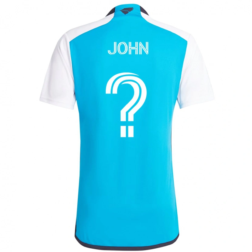 Danxen Women Aron John #0 Sky Blue White Home Jersey 2025/26 T-Shirt