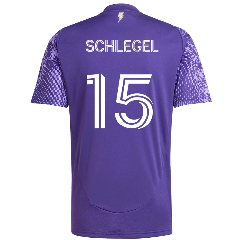 Danxen Women Rodrigo Schlegel #15 Purple White Home Jersey 2025/26 T-Shirt