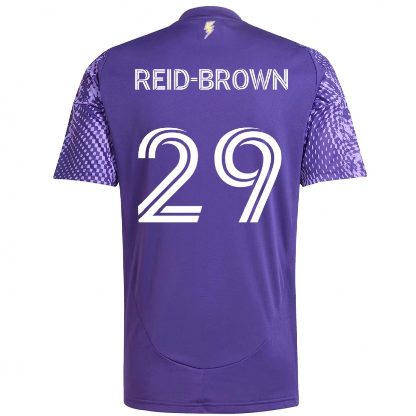Danxen Women Tahir Reid-Brown #29 Purple White Home Jersey 2025/26 T-Shirt