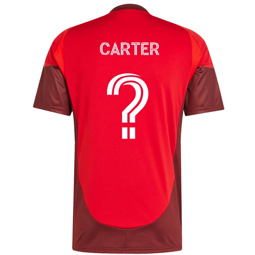 Danxen Women Ajahni Carter #0 Red White Home Jersey 2025/26 T-Shirt