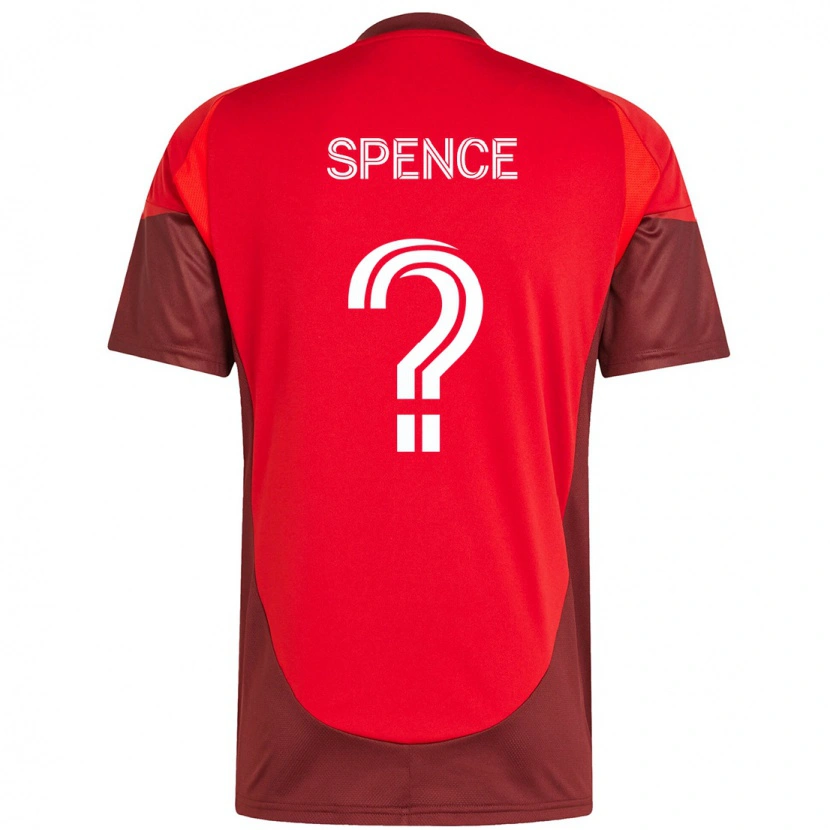 Danxen Women Jourdan Spence #0 Red White Home Jersey 2025/26 T-Shirt
