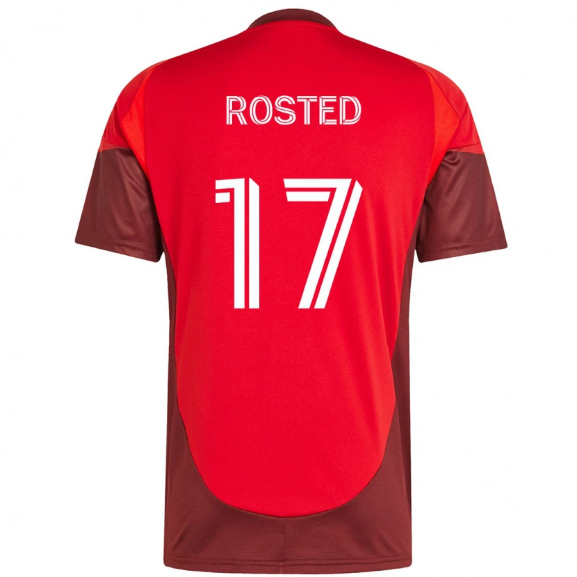 Danxen Women Sigurd Rosted #17 Red White Home Jersey 2025/26 T-Shirt