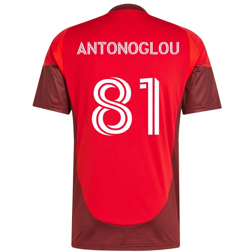 Danxen Women Themi Antonoglou #81 Red White Home Jersey 2025/26 T-Shirt