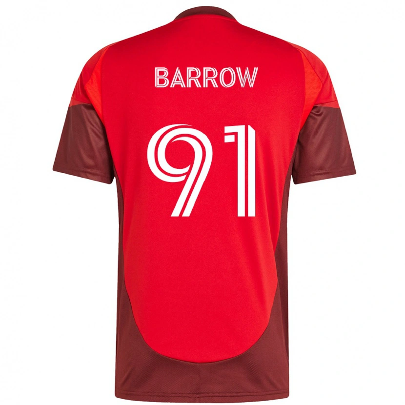 Danxen Women Dékwon Barrow #91 Red White Home Jersey 2025/26 T-Shirt