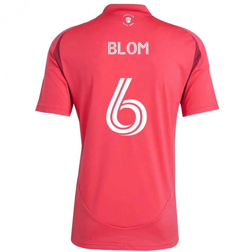 Danxen Women Njabulo Blom #6 Magenta White Home Jersey 2025/26 T-Shirt