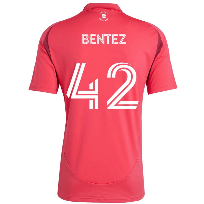 Danxen Women Óscar Benítez #42 Magenta White Home Jersey 2025/26 T-Shirt