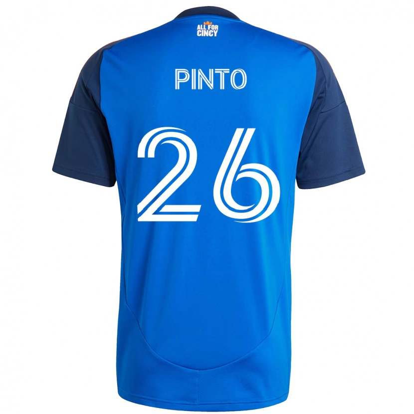 Danxen Women Malik Pinto #26 Dark Blue Orange Home Jersey 2025/26 T-Shirt