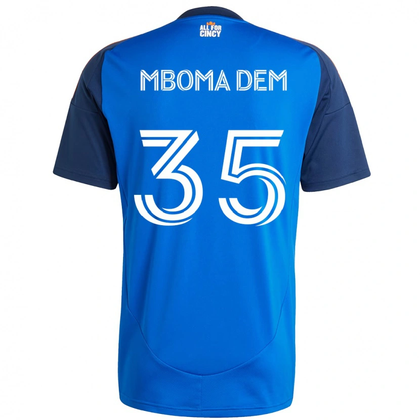 Danxen Women Kenji Mboma Dem #35 Dark Blue Orange Home Jersey 2025/26 T-Shirt