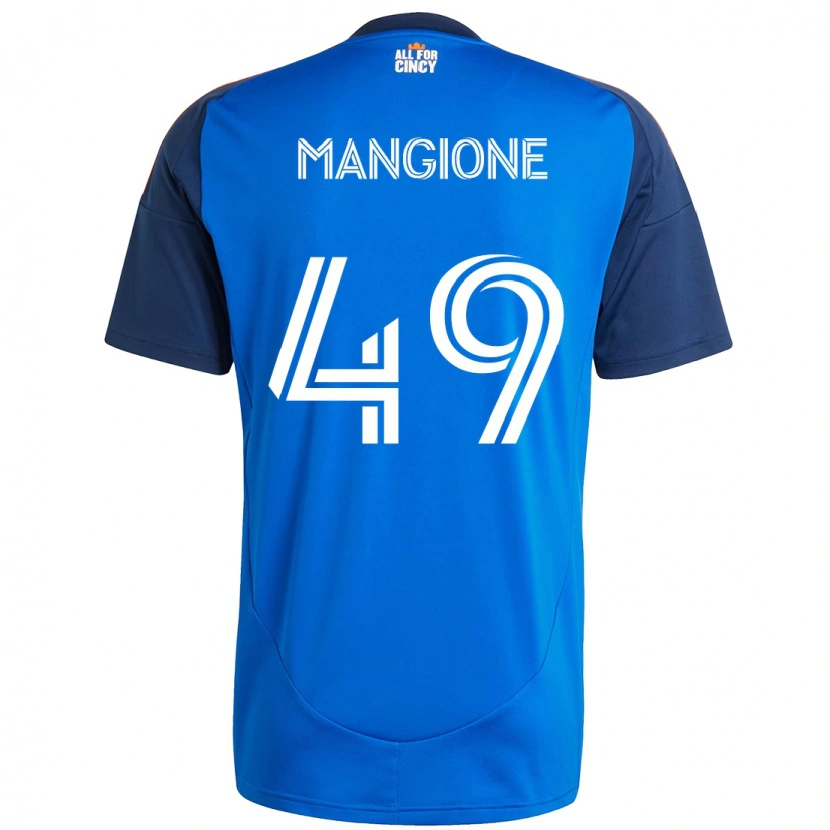 Danxen Women Peter Mangione #49 Dark Blue Orange Home Jersey 2025/26 T-Shirt