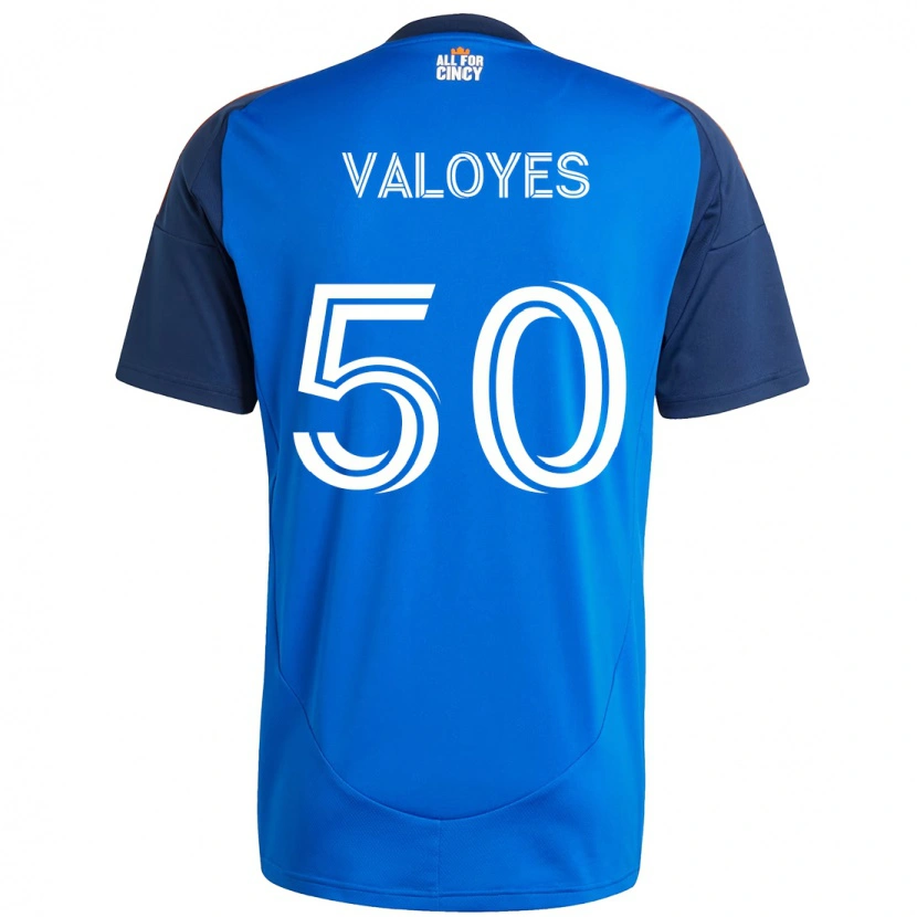 Danxen Women Yeiner Valoyes #50 Dark Blue Orange Home Jersey 2025/26 T-Shirt
