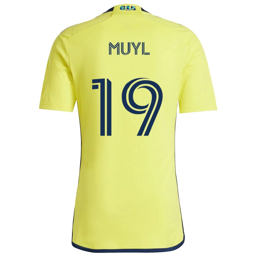 Danxen Women Alex Muyl #19 Yellow Navy Blue Home Jersey 2025/26 T-Shirt