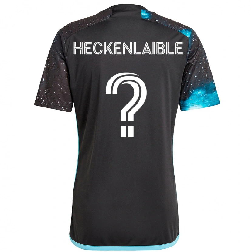 Danxen Women Andrew Heckenlaible #0 Black Blue Home Jersey 2025/26 T-Shirt
