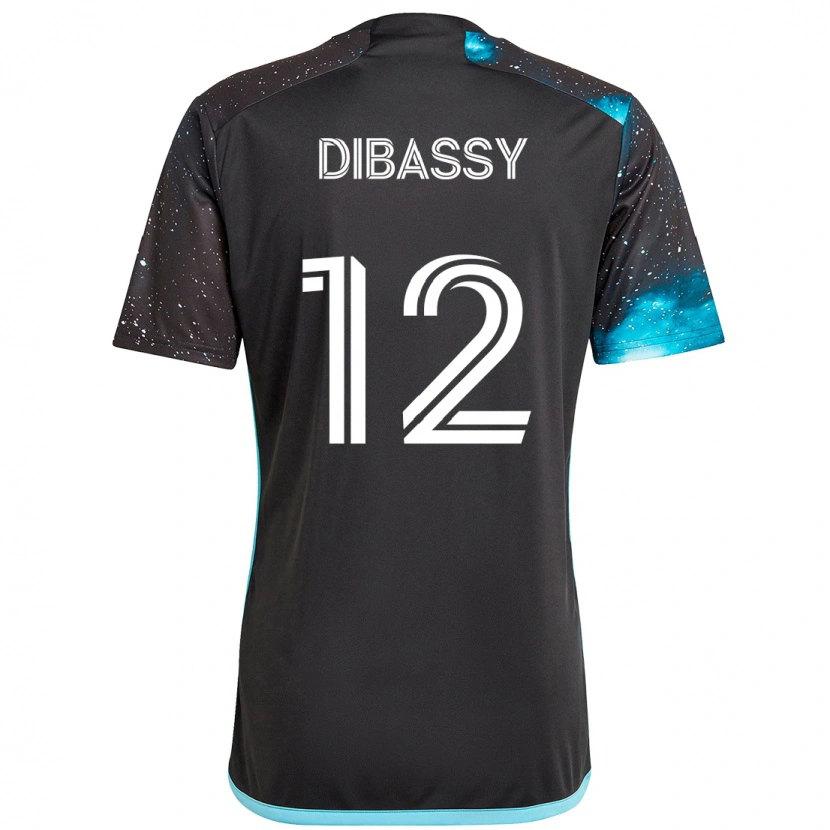Danxen Women Bakaye Dibassy #12 Black Blue Home Jersey 2025/26 T-Shirt