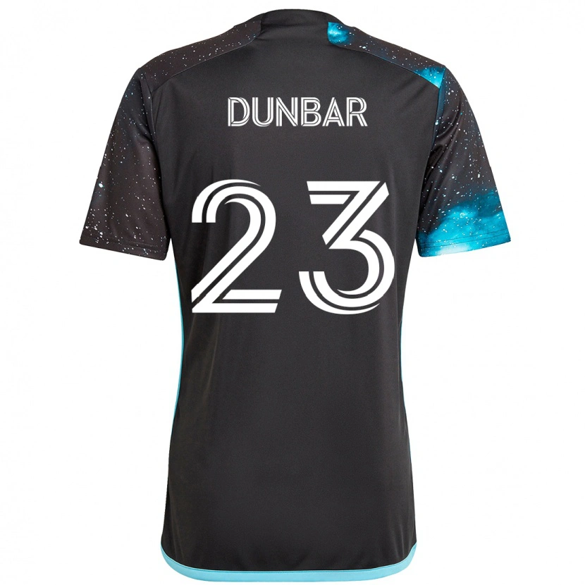 Danxen Women Cameron Dunbar #23 Black Blue Home Jersey 2025/26 T-Shirt