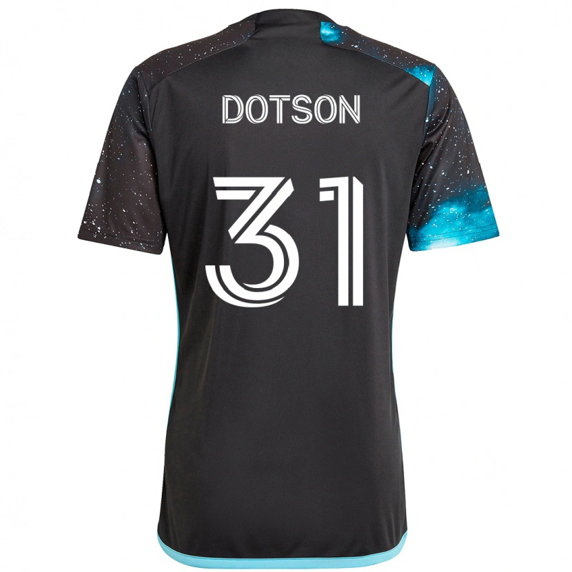 Danxen Women Hassani Dotson #31 Black Blue Home Jersey 2025/26 T-Shirt