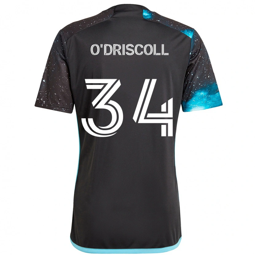 Danxen Women Rory O'driscoll #34 Black Blue Home Jersey 2025/26 T-Shirt