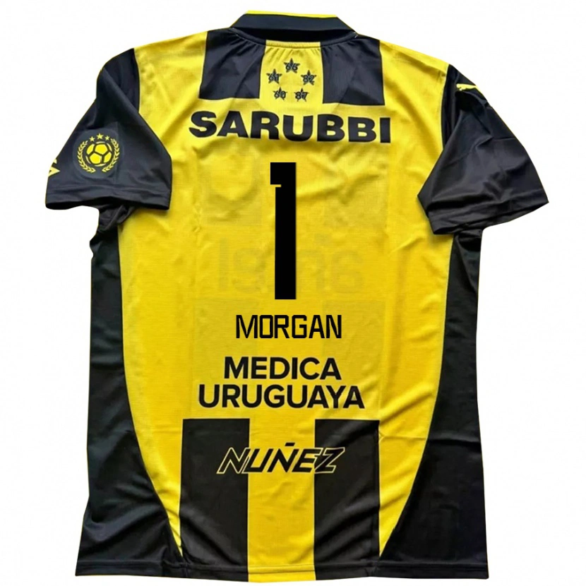 Danxen Women Kevin Morgan #1 Yellow Black Home Jersey 2025/26 T-Shirt