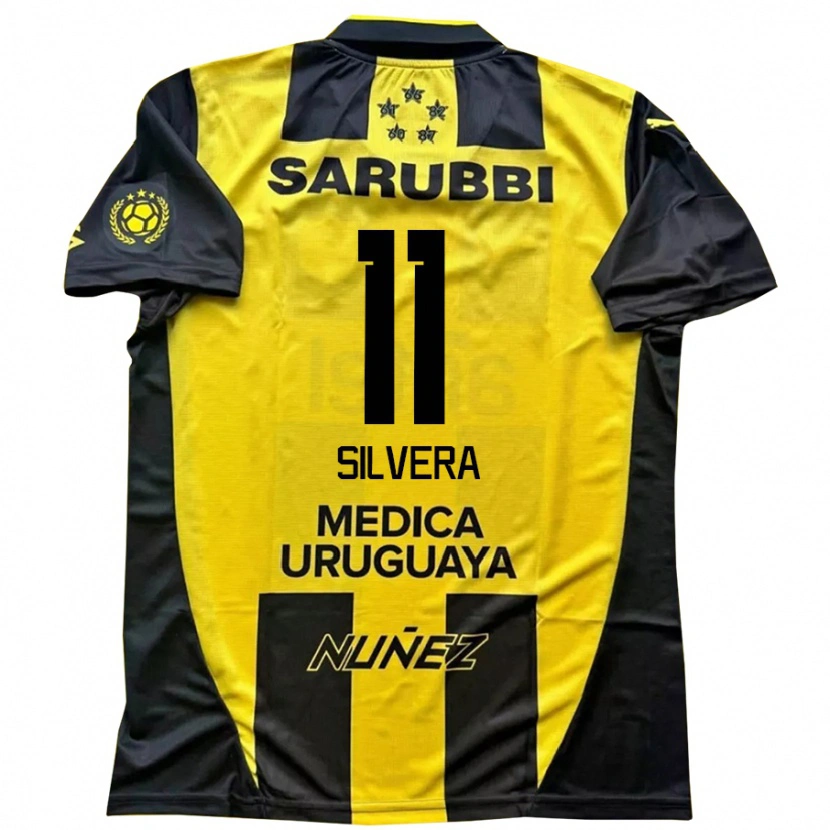 Danxen Women Maximiliano Silvera #11 Yellow Black Home Jersey 2025/26 T-Shirt