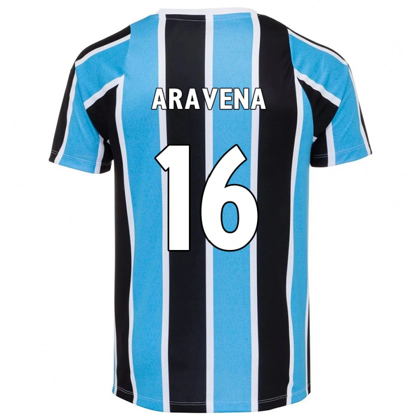 Danxen Women Alexander Aravena #16 Blue Black White Home Jersey 2025/26 T-Shirt