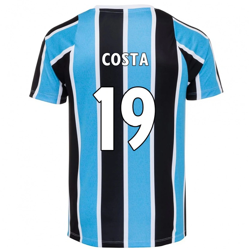 Danxen Women Diego Costa #19 Blue Black White Home Jersey 2025/26 T-Shirt