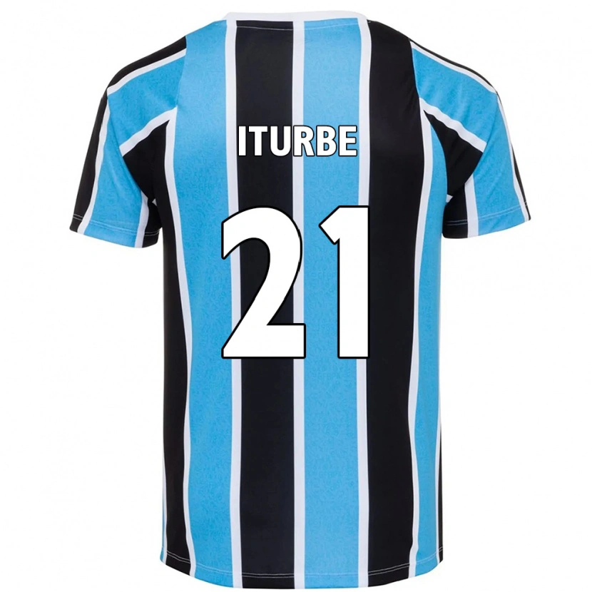 Danxen Women Juan Iturbe #21 Blue Black White Home Jersey 2025/26 T-Shirt