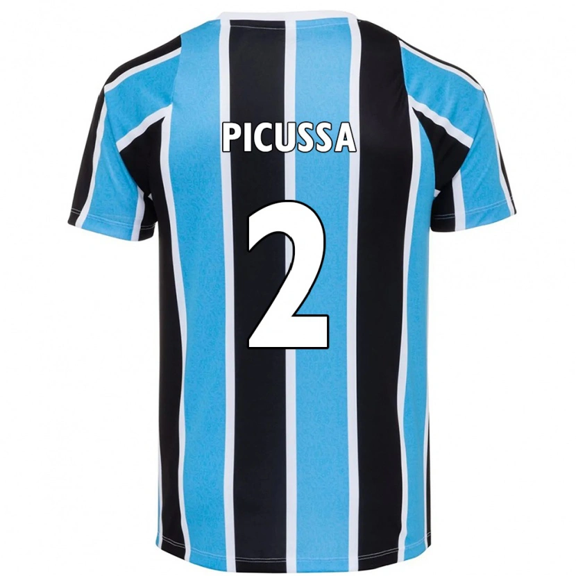 Danxen Women Andressa Herminia Gelenski Picussa #2 Blue Black White Home Jersey 2025/26 T-Shirt