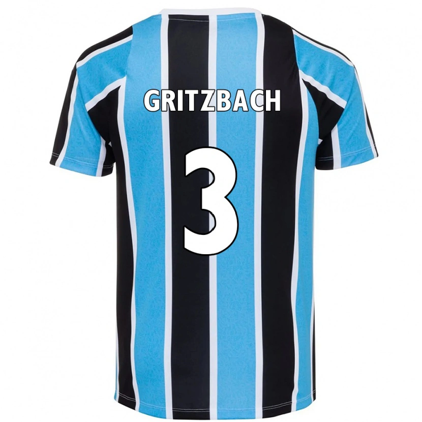 Danxen Women Fernanda Gritzbach #3 Blue Black White Home Jersey 2025/26 T-Shirt