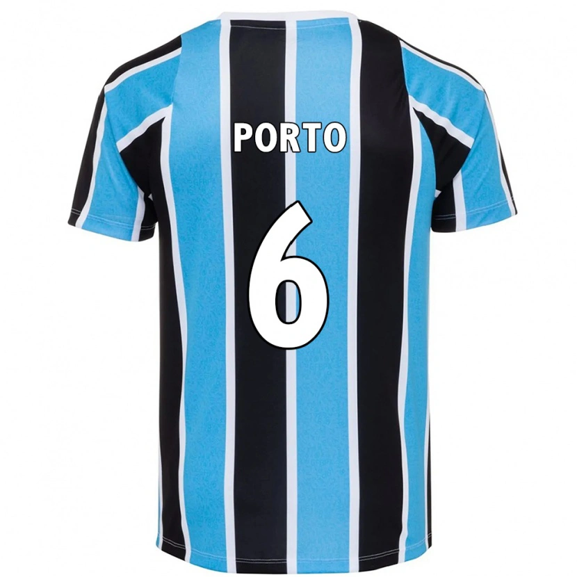 Danxen Women Ana Cristina Villela Porto #6 Blue Black White Home Jersey 2025/26 T-Shirt