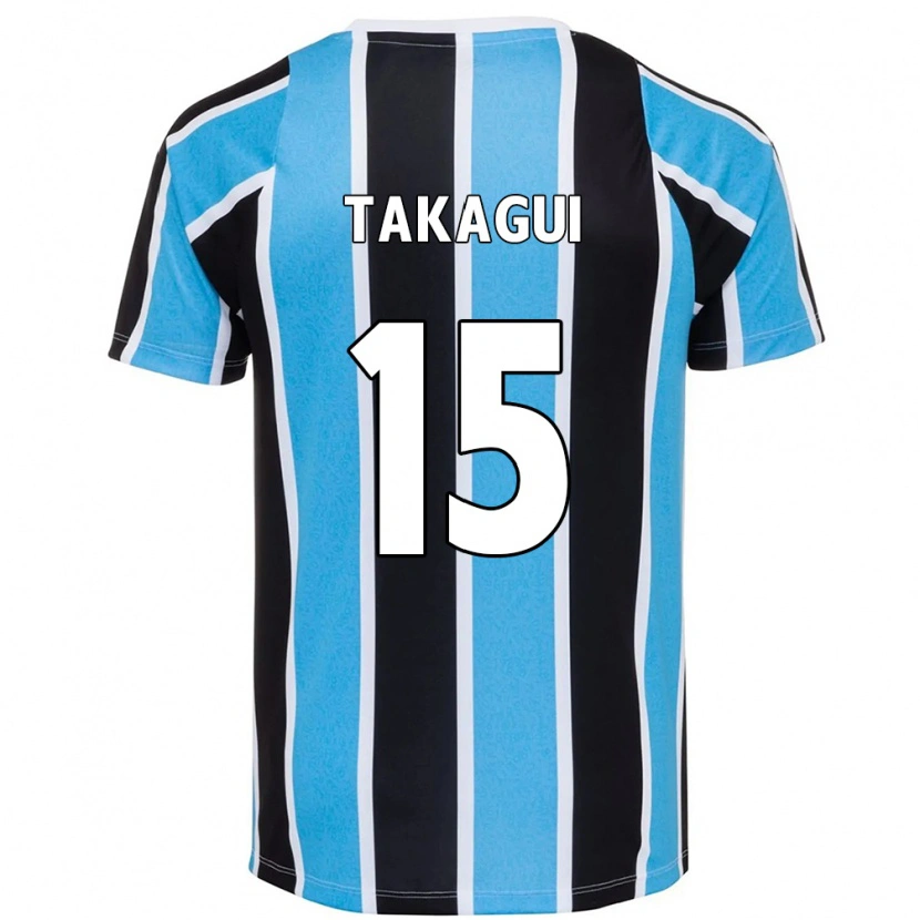 Danxen Women Ana Tiemi Takagui #15 Blue Black White Home Jersey 2025/26 T-Shirt