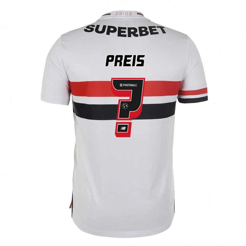Danxen Women Felipe Preis #0 Red Black White Home Jersey 2025/26 T-Shirt