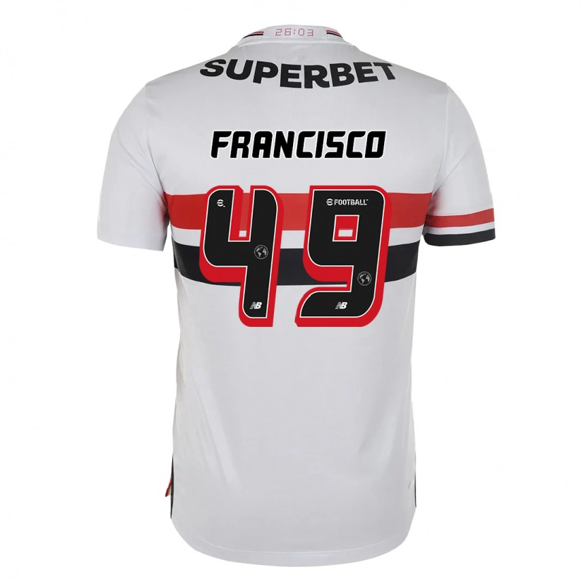 Danxen Women Ryan Francisco #49 Red Black White Home Jersey 2025/26 T-Shirt