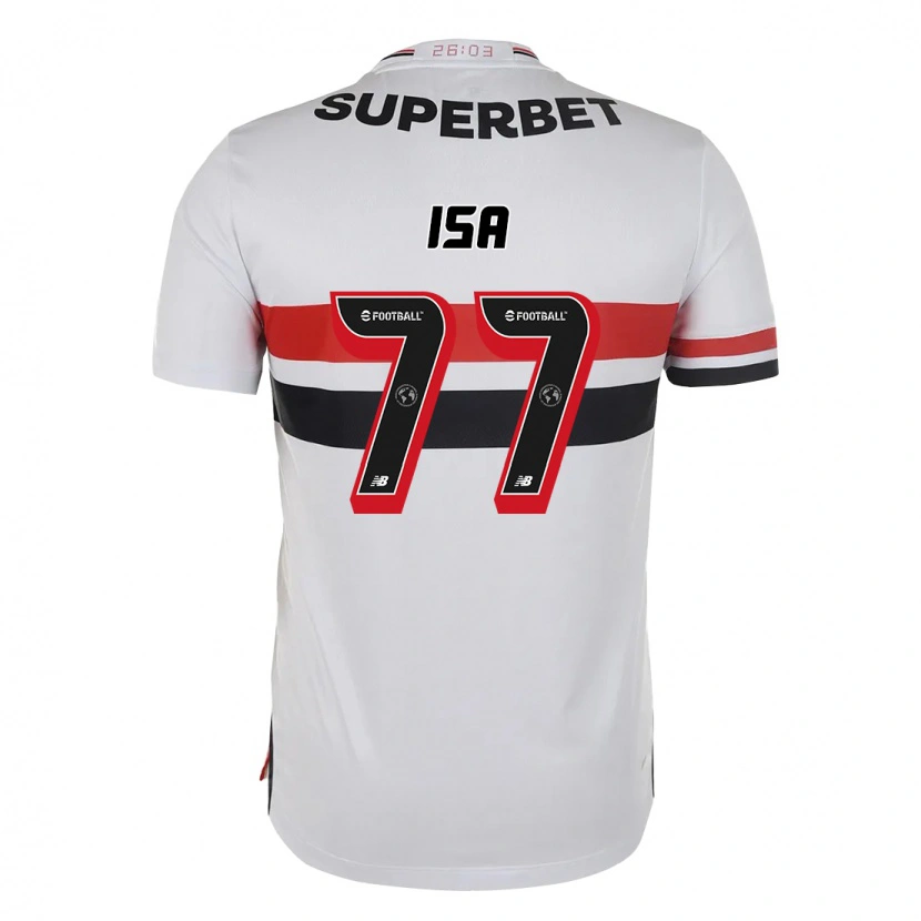 Danxen Women Isa #77 Red Black White Home Jersey 2025/26 T-Shirt
