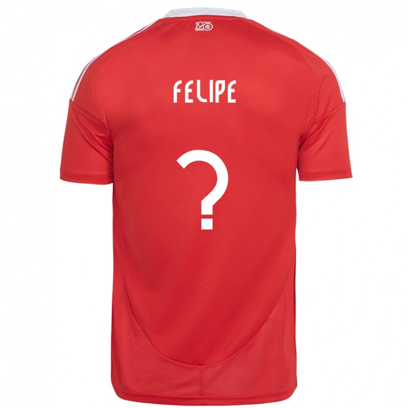 Danxen Women Gabriel Felipe #0 Red White Home Jersey 2025/26 T-Shirt