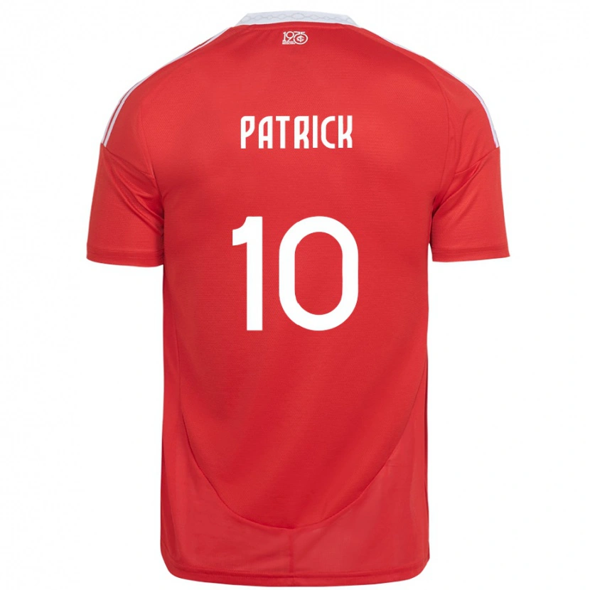 Danxen Women Alan Patrick #10 Red White Home Jersey 2025/26 T-Shirt