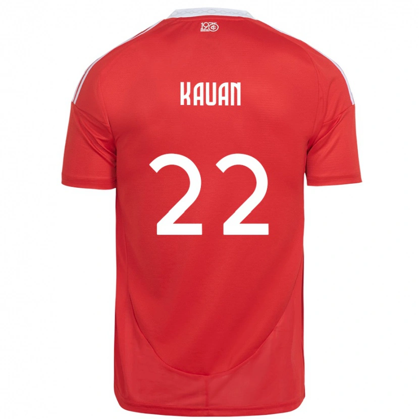 Danxen Women Kauan #22 Red White Home Jersey 2025/26 T-Shirt