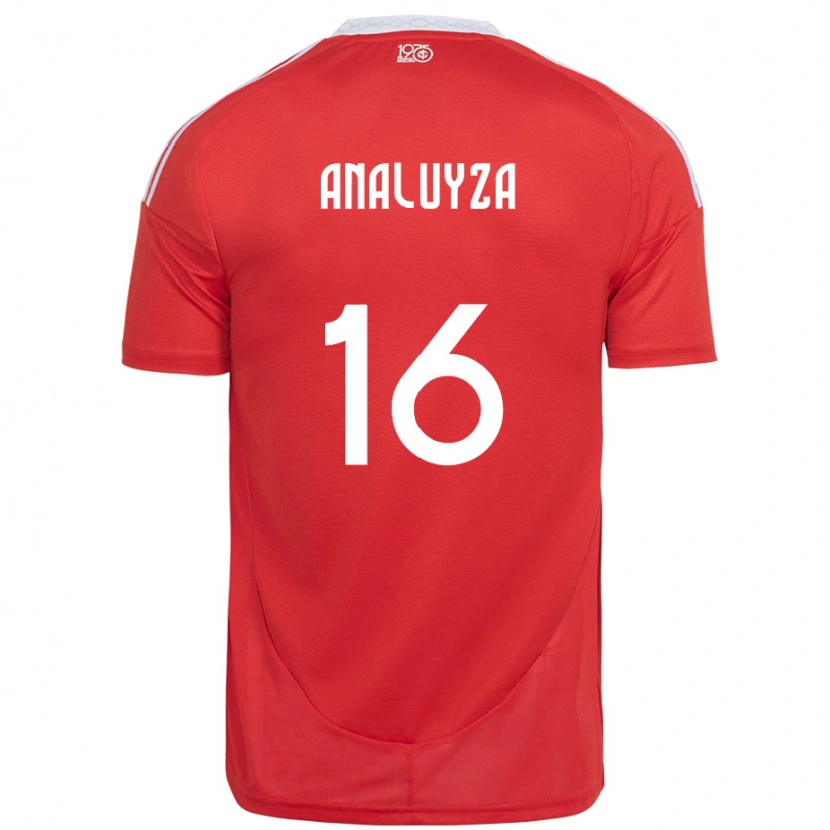 Danxen Women Analuyza #16 Red White Home Jersey 2025/26 T-Shirt