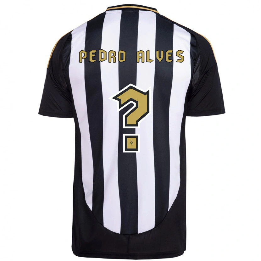 Danxen Women Pedro Alves #0 White Black Home Jersey 2025/26 T-Shirt