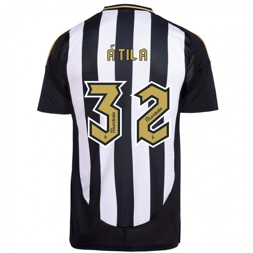 Danxen Women Gabriel Átila #32 White Black Home Jersey 2025/26 T-Shirt