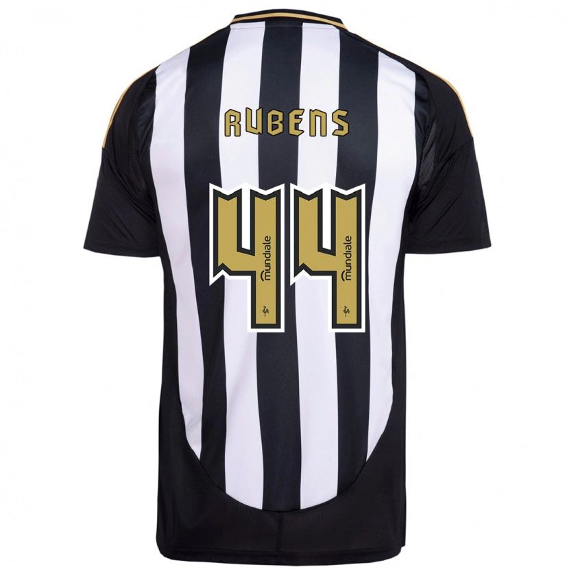Danxen Women Rubens #44 White Black Home Jersey 2025/26 T-Shirt