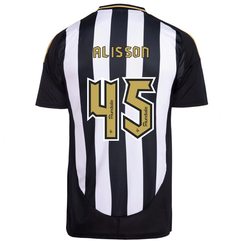 Danxen Women Alisson #45 White Black Home Jersey 2025/26 T-Shirt