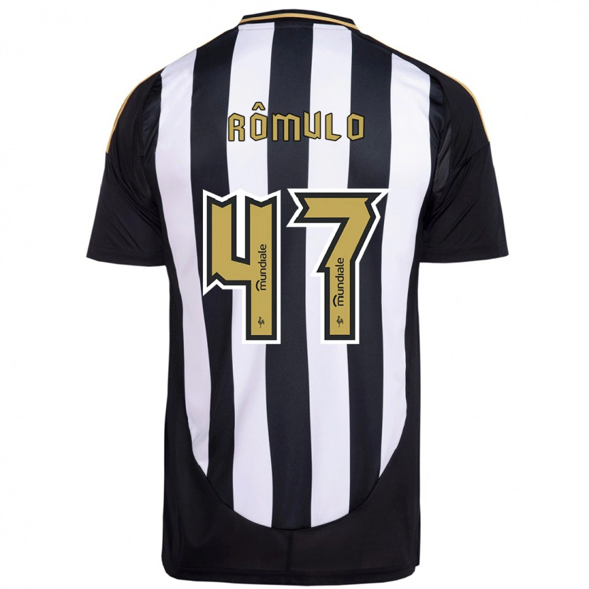 Danxen Women Rômulo #47 White Black Home Jersey 2025/26 T-Shirt