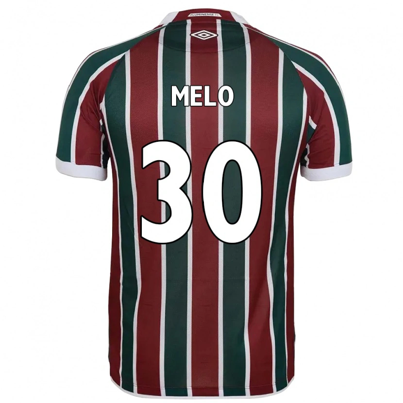 Danxen Women Felipe Melo #30 Green Maroon White Home Jersey 2025/26 T-Shirt